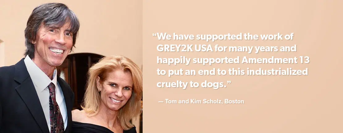 Tom and Kim Scholz testimonial for GREY2K USA Worldwide